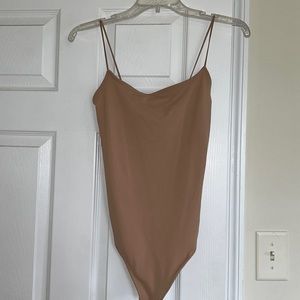 A&F Tan Bodysuit. Size Medium.